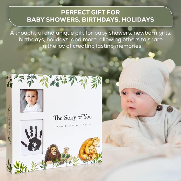 Animal Themed Baby Milestone Book - Picture 4 of 14